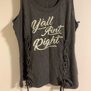 “Ya’ll Ain’t Right” tank. Idyllwind fueled by Miranda Lambert